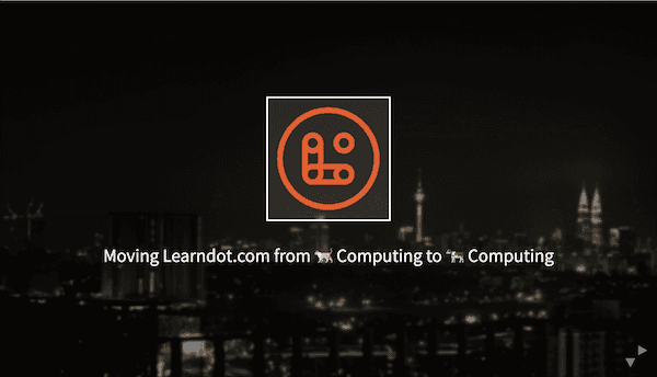 moving learndot